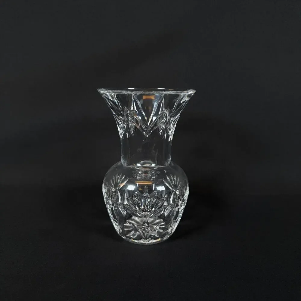 Vintage Waterford Crystal Round Vase 6
